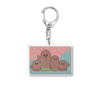 TEDのかふぇ俺の【はにとも】むぎゅっとはにわ Acrylic Key Chain