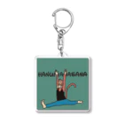 kuuleiのYOGA × Animal （Hanumanasana） Acrylic Key Chain