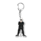 年収200万の弱者男性グッズの女ハントが好きな年収200万の元バイトリーダーの弱者男性 Acrylic Key Chain