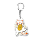 まぼろしやの猫に小判🐱 Acrylic Key Chain