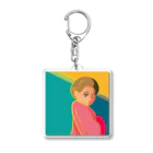 イチルのショップのgirl Acrylic Key Chain