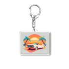 🔥AI art shop🔥の夕焼けのドライブ Acrylic Key Chain