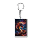 bluedolphinのブラックドラゴン Acrylic Key Chain