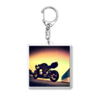 Starssevenの独創的なバイクプリント Acrylic Key Chain