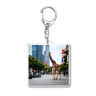 ModaZooのシティーきりん Acrylic Key Chain