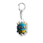 tkpsdesignのcute monster c Acrylic Key Chain