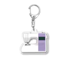 服の作り方と型紙うさこの洋裁工房の20年以上前のコンピューターミシン Acrylic Key Chain