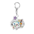 NANNANOーナンナノーのPEACEFUL SKY Acrylic Key Chain