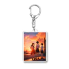 卯月なのかのTwilight Journey　〜黄昏に染まる世界の旅〜　　No.4「日常」 Acrylic Key Chain