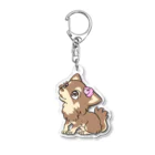 Studio PERROのチョコとスイトピー Acrylic Key Chain