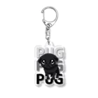 furebuhi　clubのグラフィックPUG！ Acrylic Key Chain