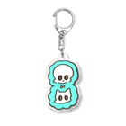 やまもとりえの8月ちゃん Acrylic Key Chain