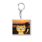 Ikioのお前のねこになってニャらなくもないシリーズ　茶トラ Acrylic Key Chain