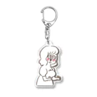 やまもとりえのワナワナYちゃん Acrylic Key Chain