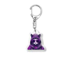 カワいいあにまるのサングラスねこ Acrylic Key Chain