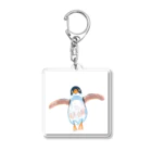 tomato16の空飛ぶペンギン Acrylic Key Chain