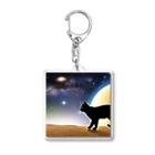 genki-cyatoの火星猫 Acrylic Key Chain