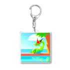 ryu1220の休暇中のドラゴン Acrylic Key Chain