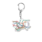 DRIPPEDの東京メトロ路線図-TOKYO METRO-東京地下鉄路線図- Acrylic Key Chain