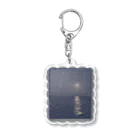 bubble wrap | ぷちぷちの月、海. bubble wrap Acrylic Key Chain