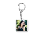 AI美女（appurin）公式グッズの斎藤綾華 Acrylic Key Chain