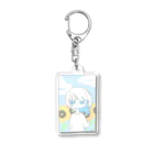 Breezeの青空と向日葵と Acrylic Key Chain