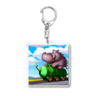 hippo-fanのカバのhippo君 Acrylic Key Chain