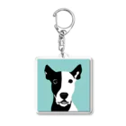 Ki-nacoのMonokurodog Acrylic Key Chain