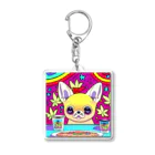 チワワ愛好家ショップのチワワとの楽しい朝食☆ホットケーキとバターの魔法 Acrylic Key Chain