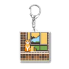 getprizeのドット絵の猫 アクリルキーホルダー