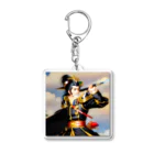 尿蛋白の戦国武将 Acrylic Key Chain