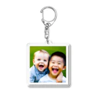 wado_dのかわいい笑顔の子供達 Acrylic Key Chain