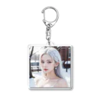 AI goddessの日本の冬・山奥に住む女性 Acrylic Key Chain