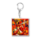 sagimoriの唐辛子アート Acrylic Key Chain