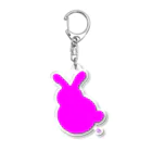 とりの店のうさぎP Acrylic Key Chain