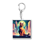 猫店の世紀末 猫 ver.art Acrylic Key Chain