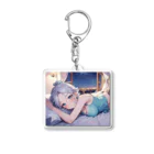 エーアイガールの添い寝(夜)VANILLA Acrylic Key Chain