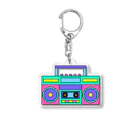 Lucia BOXの90’S　LOVE ITEM　ラジカセ Acrylic Key Chain