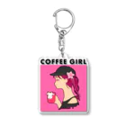 COFFEE GIRLのCoffee Girl ツツジ (コーヒーガール ツツジ) アクリルキーホルダー