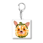 チワワ愛好家ショップのカボチャの秘密！チワワとの特別な出会い Acrylic Key Chain