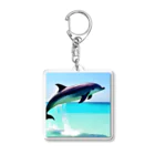 slowlife365のドルフィン Acrylic Key Chain