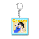 Japanolofi_RecordsのJapanolofi Records 42th Cream Goods Acrylic Key Chain