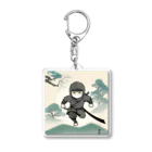 忍者の忍者のイラストグッズ Acrylic Key Chain