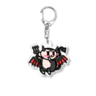 もちもちくりぃちゃあずしょっぷのもちもちくりぃちゃあず　悪魔のさる Acrylic Key Chain