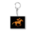 mumusの馬　colorful Acrylic Key Chain