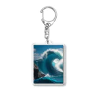 kurobe-taiyouのビックウェーブ Acrylic Key Chain