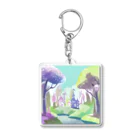 dxwtcrs94zの森のイラストグッズ Acrylic Key Chain