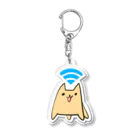 立花けんのグッズ屋さんのWan-Fi (わんふぁい) Acrylic Key Chain