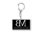 MARBLACK公式オンライングッズのMARBLACKロゴネームキーホルダー Acrylic Key Chain