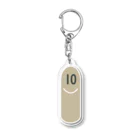 モルックの。の推しスキットル10 Acrylic Key Chain